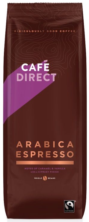 Cafédirect Arabica Espresso zrnková káva 1kg